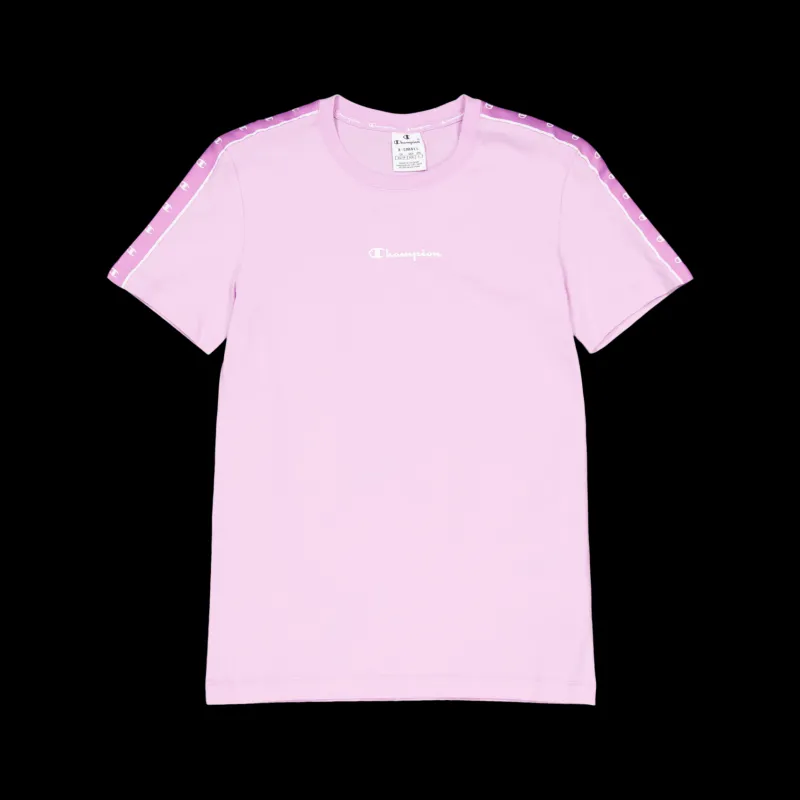 Champion Crewneck T-shirt Orchid Bouquet Rosa New