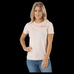 Champion Crewneck T-shirt Peachy Keen Rosa