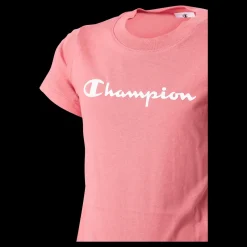 Champion Crewneck T-shirt Ps171 Rosa Online