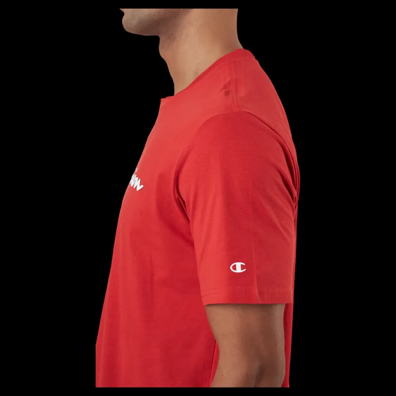 Hot Champion Crewneck T-shirt Rs062 Röd