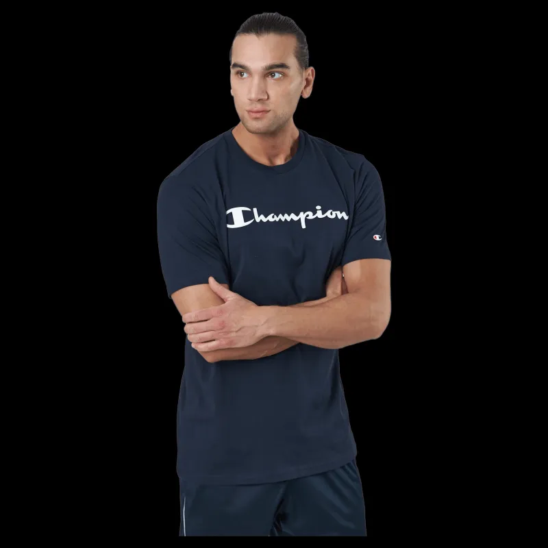 Hot Champion Crewneck T-shirt Sky Captain Blå
