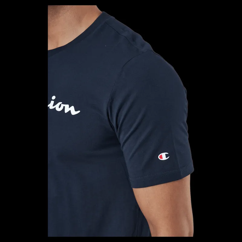 Hot Champion Crewneck T-shirt Sky Captain Blå