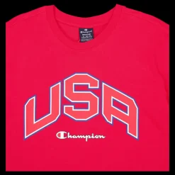 Champion Crewneck T-shirt True Red Röd Online