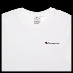Champion Crewneck T-shirt White Vit Clearance