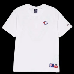New Champion Crewneck T-shirt White Vit