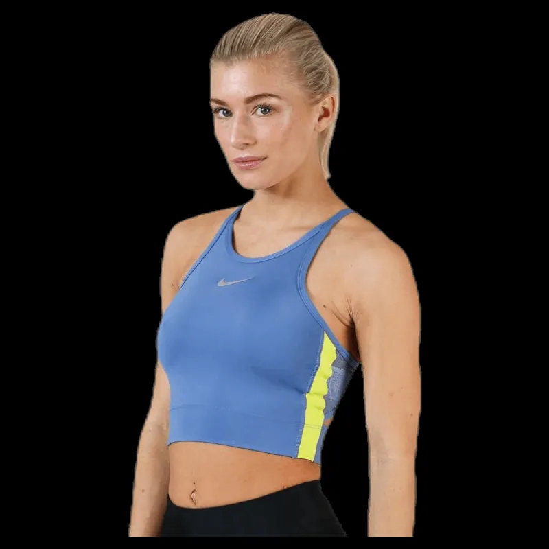 Nike Crop Tank Surf Blue/Yellow Blå Clearance