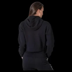 Clearance Björn Borg Cropped Dpm Hood Black Svart