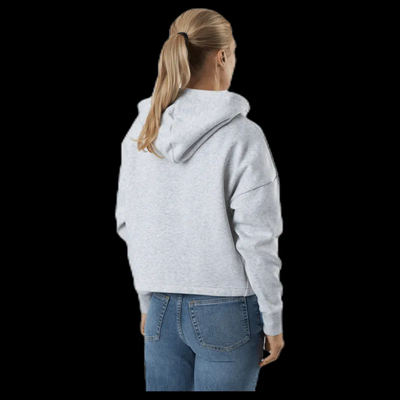 Outlet Tommy Hilfiger Sport Cropped Hoody Flag Logo Grey Grå
