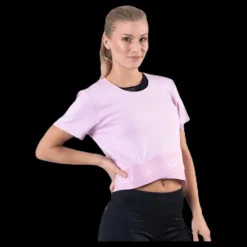 Calvin Klein Cropped Short Sleeve T-Shirt Pink Rosa Online