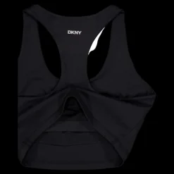 DKNY Sport Cropped Tank Black Svart Clearance