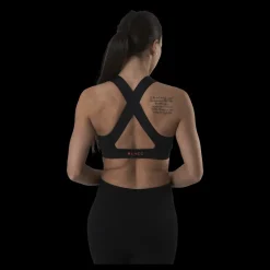 Outlet BLACC Cross Back Bra Black Svart