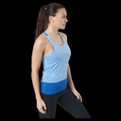 Discount Salomon Cross Run Tank W Provence/heather/nautical Blue Blå
