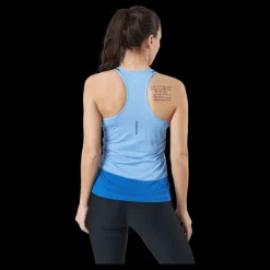 Discount Salomon Cross Run Tank W Provence/heather/nautical Blue Blå