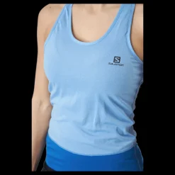 Discount Salomon Cross Run Tank W Provence/heather/nautical Blue Blå