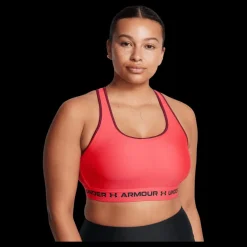 Under Armour Crossback Mid Bra Racer Red Röd Sale