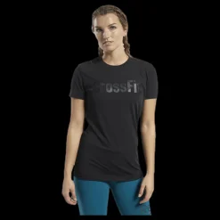 Reebok CrossFit Read Tee Black Svart Sale