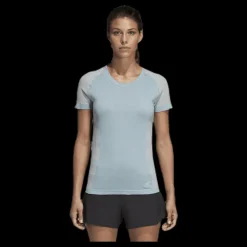 New adidas Cru Tee Primeknit Blue/Grey Vit