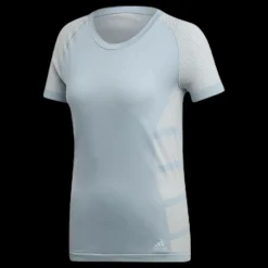 New adidas Cru Tee Primeknit Blue/Grey Vit