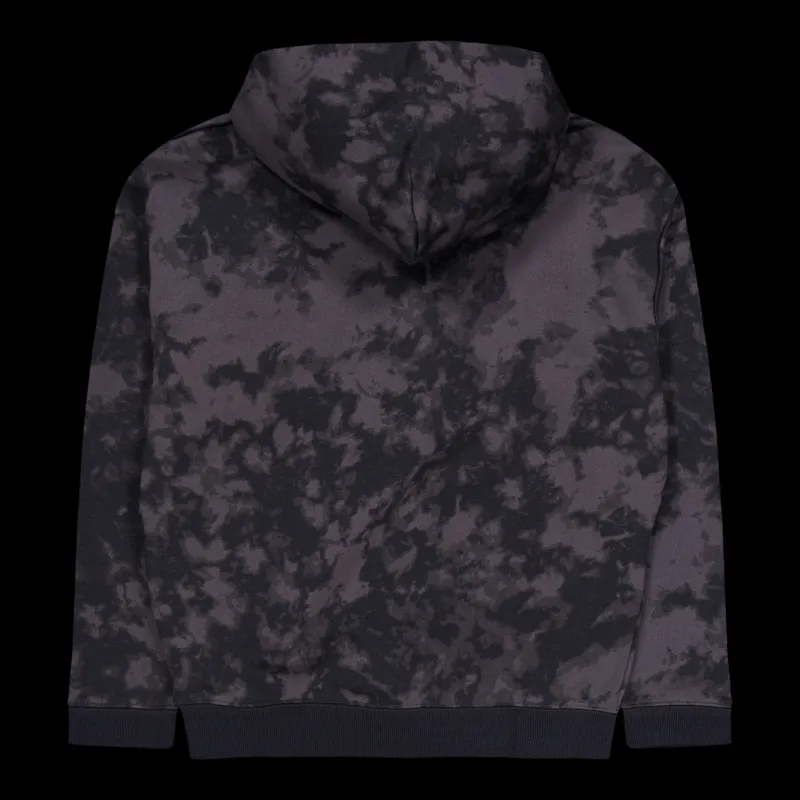 Under Armour Curry Acid Wash Hoodie Jet Gray Svart Sale