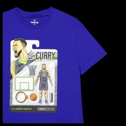 Under Armour Curry Animated Tee 1 Royal Lila Hot