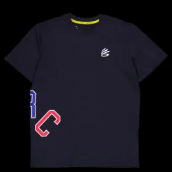 Under Armour Curry Arc Hw Tee Black Svart Outlet