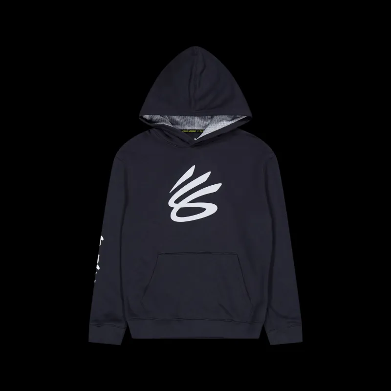Clearance Under Armour Curry Boys Splash Hoodie Black Svart
