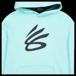 Clearance Under Armour Curry Boys Splash Hoodie Neo Turquoise Turkos