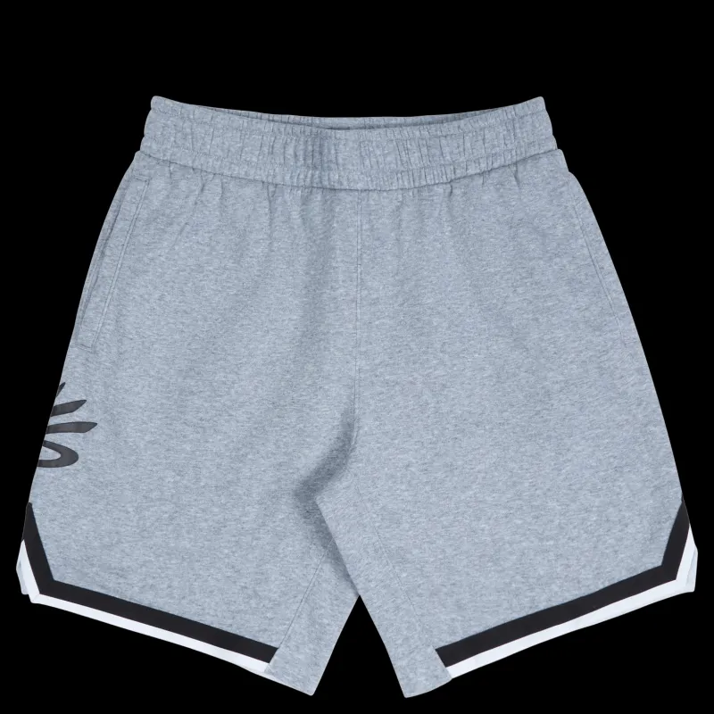 Sale Under Armour Curry Fleece 9'' Short Grå