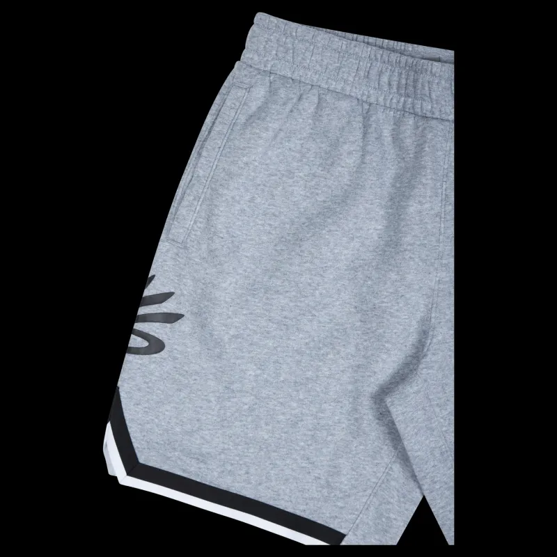 Sale Under Armour Curry Fleece 9'' Short Grå