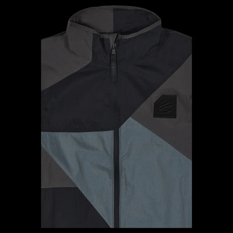 Online Under Armour Curry Fz Woven Jacket Svart