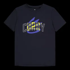 Under Armour Curry Logo Tee Black Svart
