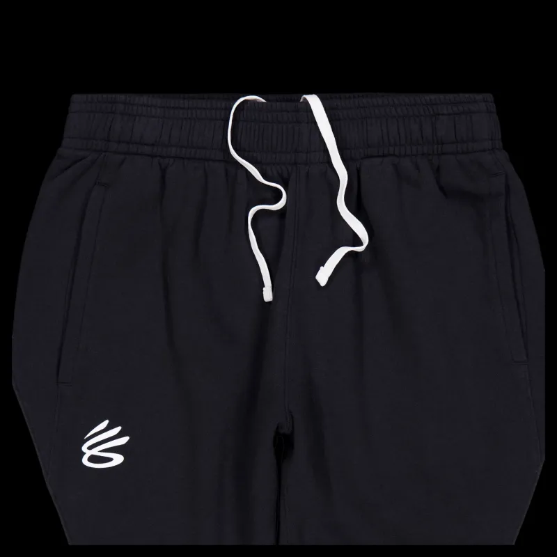 Under Armour Curry Splash Fleece Short Black Svart