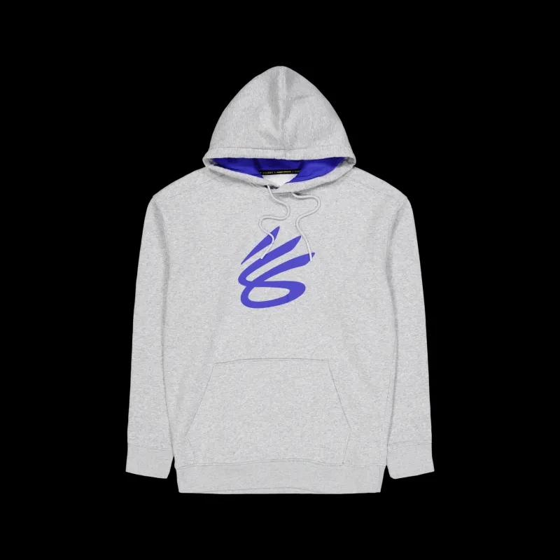 Under Armour Curry Splash Hoodie Mod Gray Grå Sale