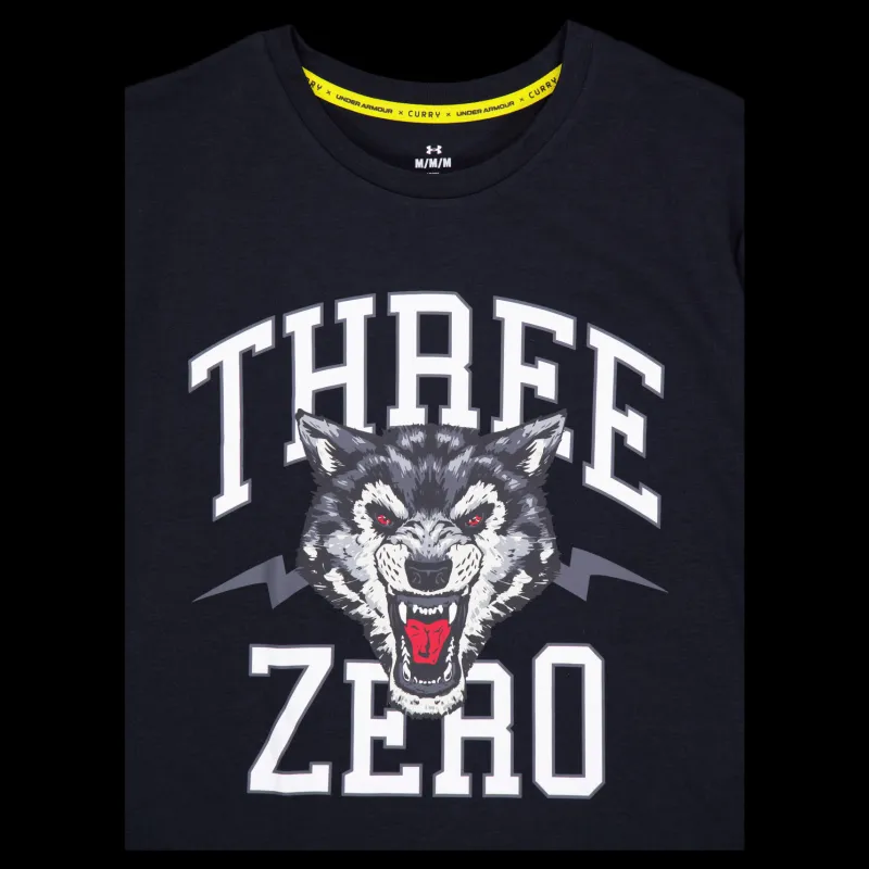 Under Armour Curry Young Wolf Tee Black Svart Online