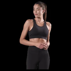 Clearance BLACC Cursive Bra Black Svart