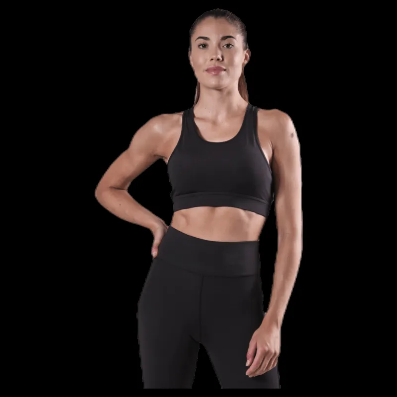 Clearance BLACC Cursive Bra Black Svart