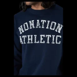 Nonation Dacota Crew Neck Sweater Blue Blå Hot