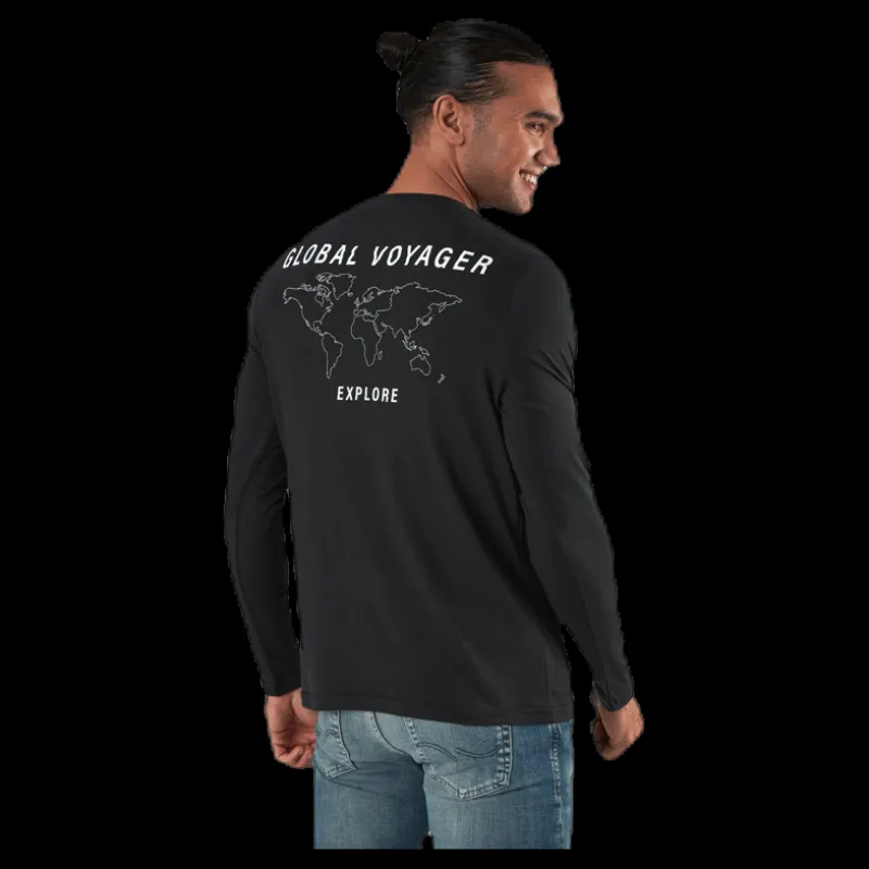 Online FRONTIER Dagger LS Shirt Black Svart