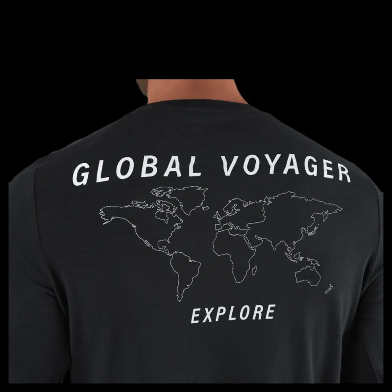 Online FRONTIER Dagger LS Shirt Black Svart