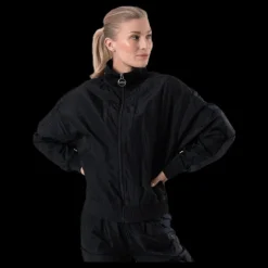 New Svea Dark Windbreaker Jacket Black