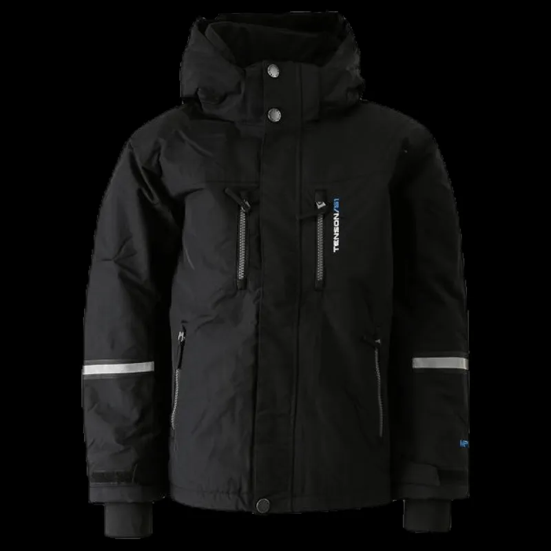 New Tenson Davie Ski Jacket Kid Black Svart