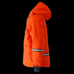 Tenson Davie Ski Jacket Kid Orange New
