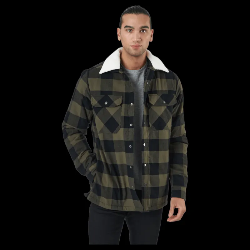 Tuxer Dawson Shirt Dark Olive Flerfärgad Hot