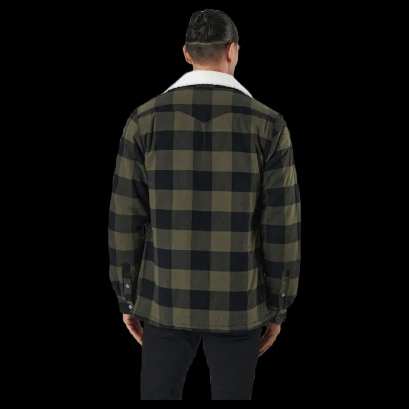 Tuxer Dawson Shirt Dark Olive Flerfärgad Hot