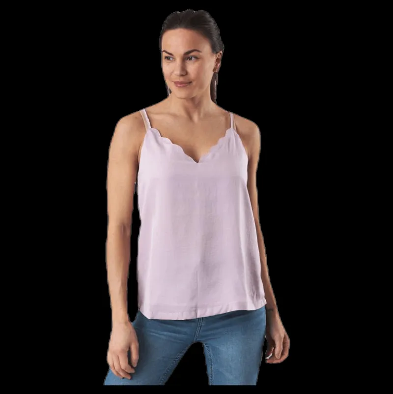 Only Debbie Singlet Wvn Pink Rosa Outlet