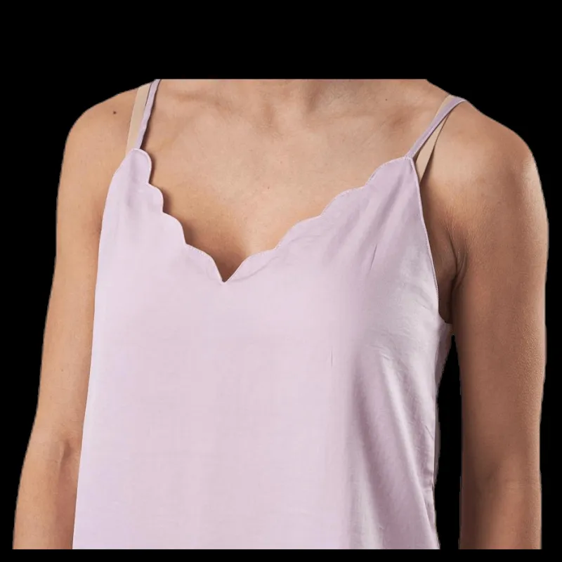 Only Debbie Singlet Wvn Pink Rosa Outlet