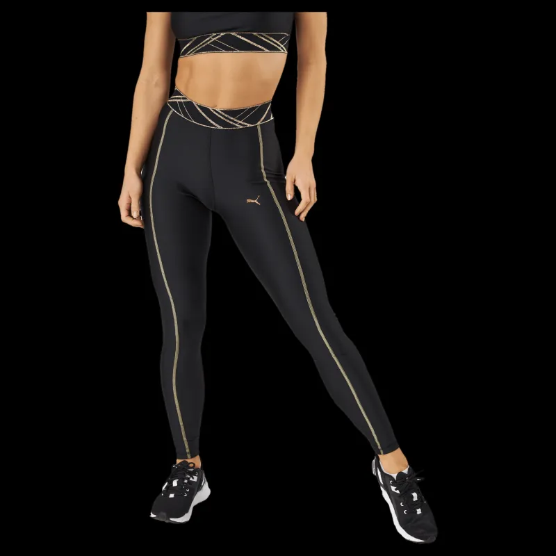 Puma Deco Glam High Waist Full Tigh Black-deco Glam Svart
