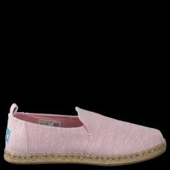 Discount Toms Deconstructed Alpargata Rope Blossom Slub Chambray Grå och Rosa