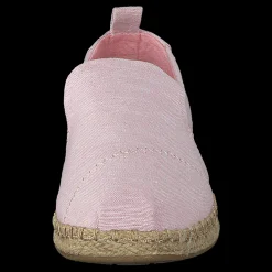 Discount Toms Deconstructed Alpargata Rope Blossom Slub Chambray Grå och Rosa