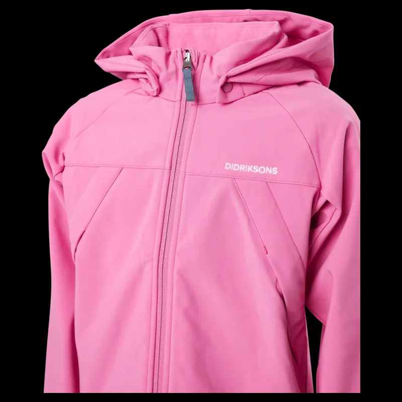 Didriksons Dellen Kids Jkt 4 Sweet Pink Rosa New